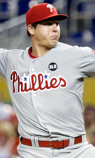 Phillies rookie acquired in Hamels trade dazzles in MLB debut